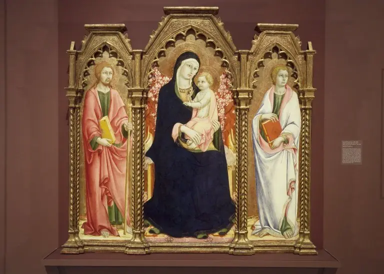 Madonna and Child with Saints James Major and John the Evangelist