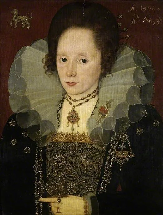 Unknown lady (Talbot Family), by Unknown, oil, 1600