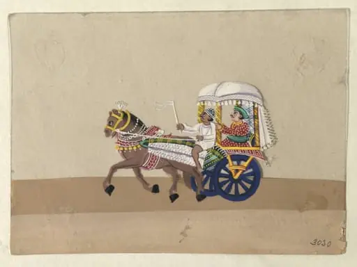 One of Twelve drawings depicting methods of transport