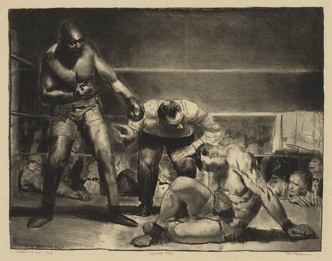 The White Hope, by George Bellows, 1921