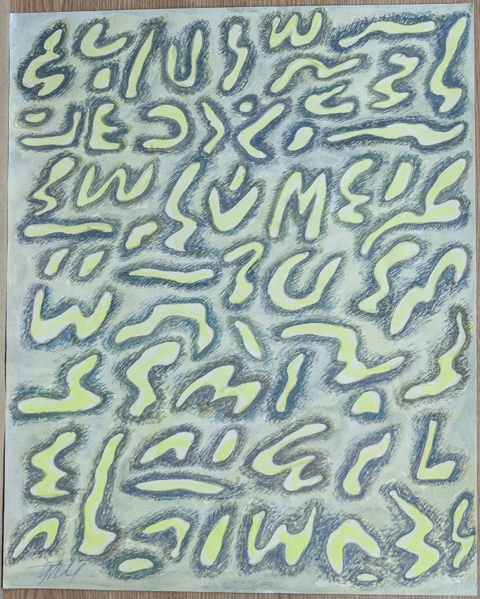 Semne- Document I, by Teodor Hrib, 1950
