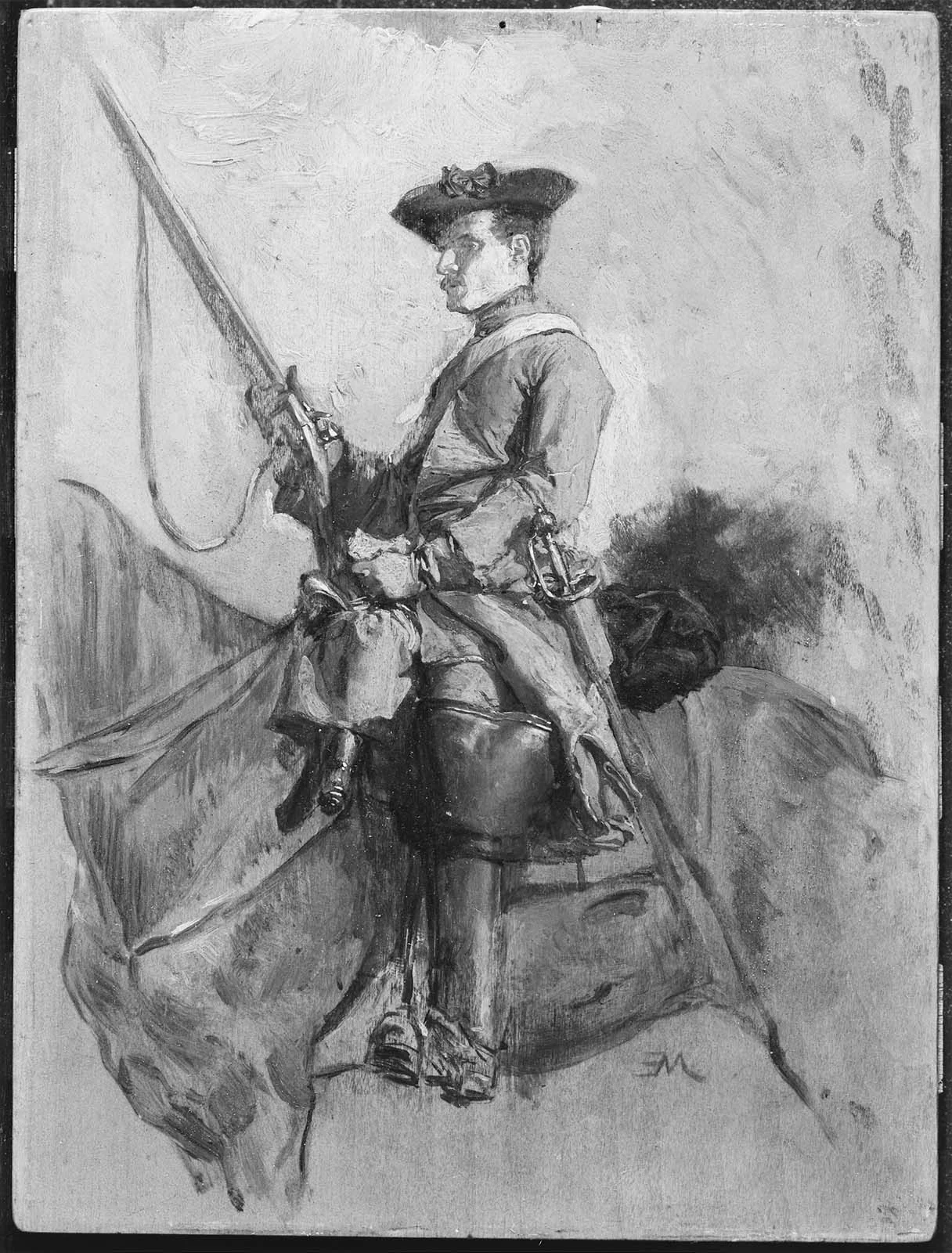 Horseman, by Jean Louis Ernest Meissonier, unspecified, 1863