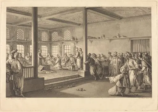 Réception de Choiseul-Gouffier chez Hassan-Tchousch-Oglou