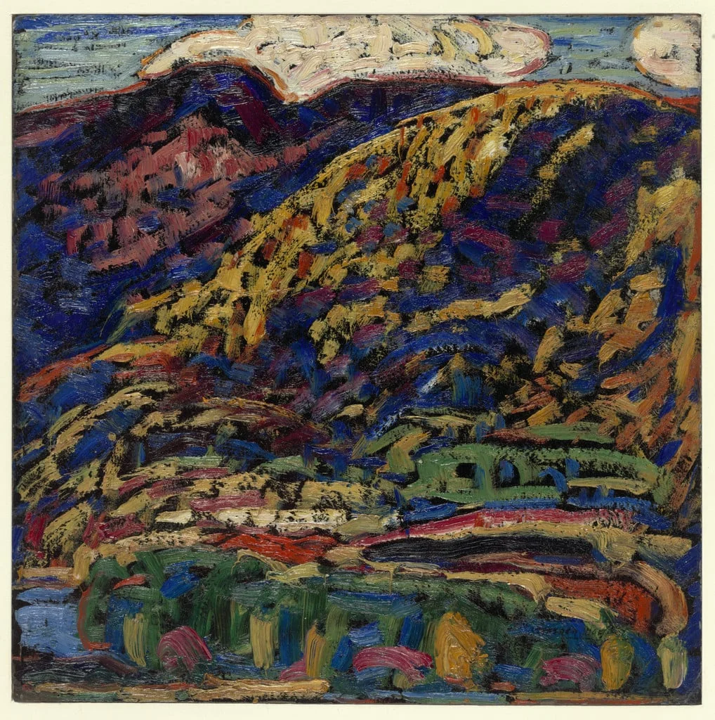 Untitled, by Marsden Hartley, oil, 1910