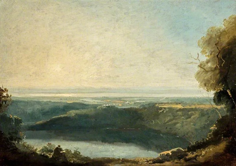Lake Albano, by Richard Wilson, oil, 1796