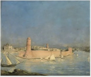 Marseilles Harbour with a Lighthouse