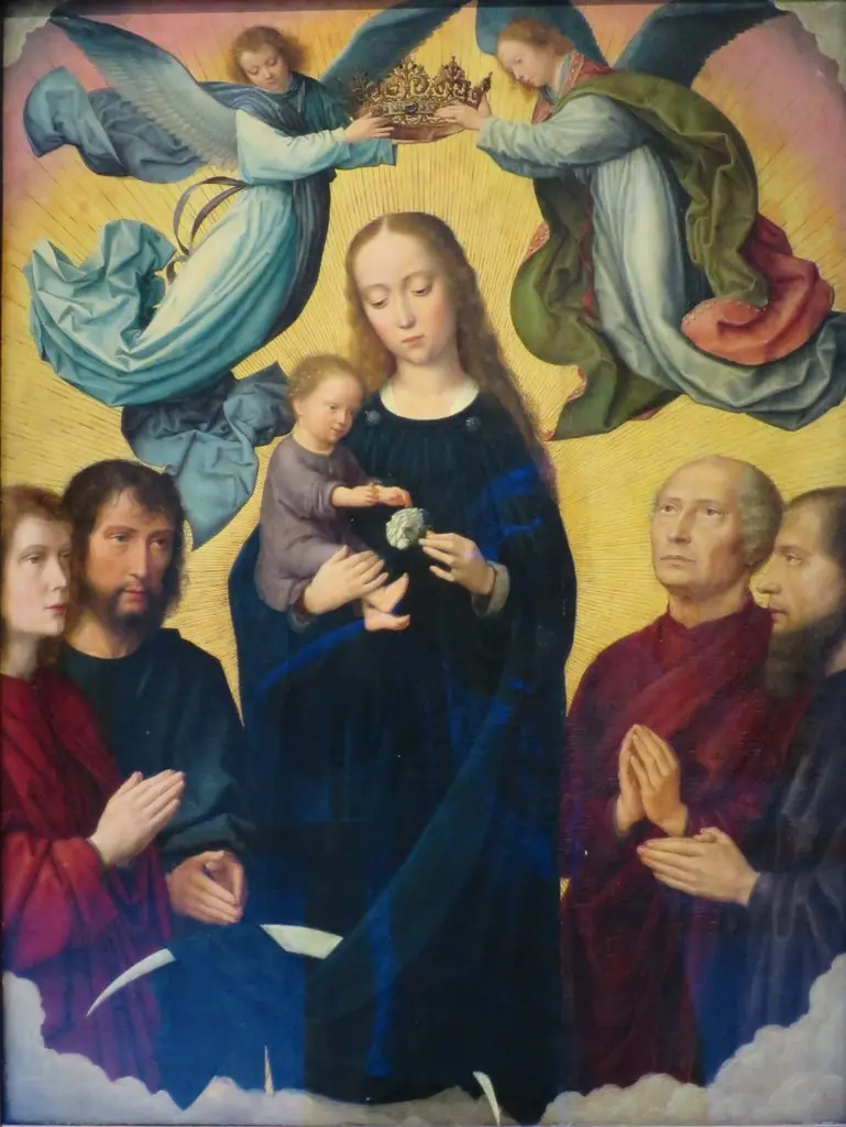 Coronation of the Virgin, Maria in Sole