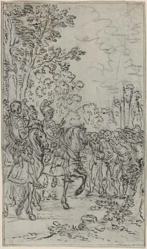 Captives before a Commander