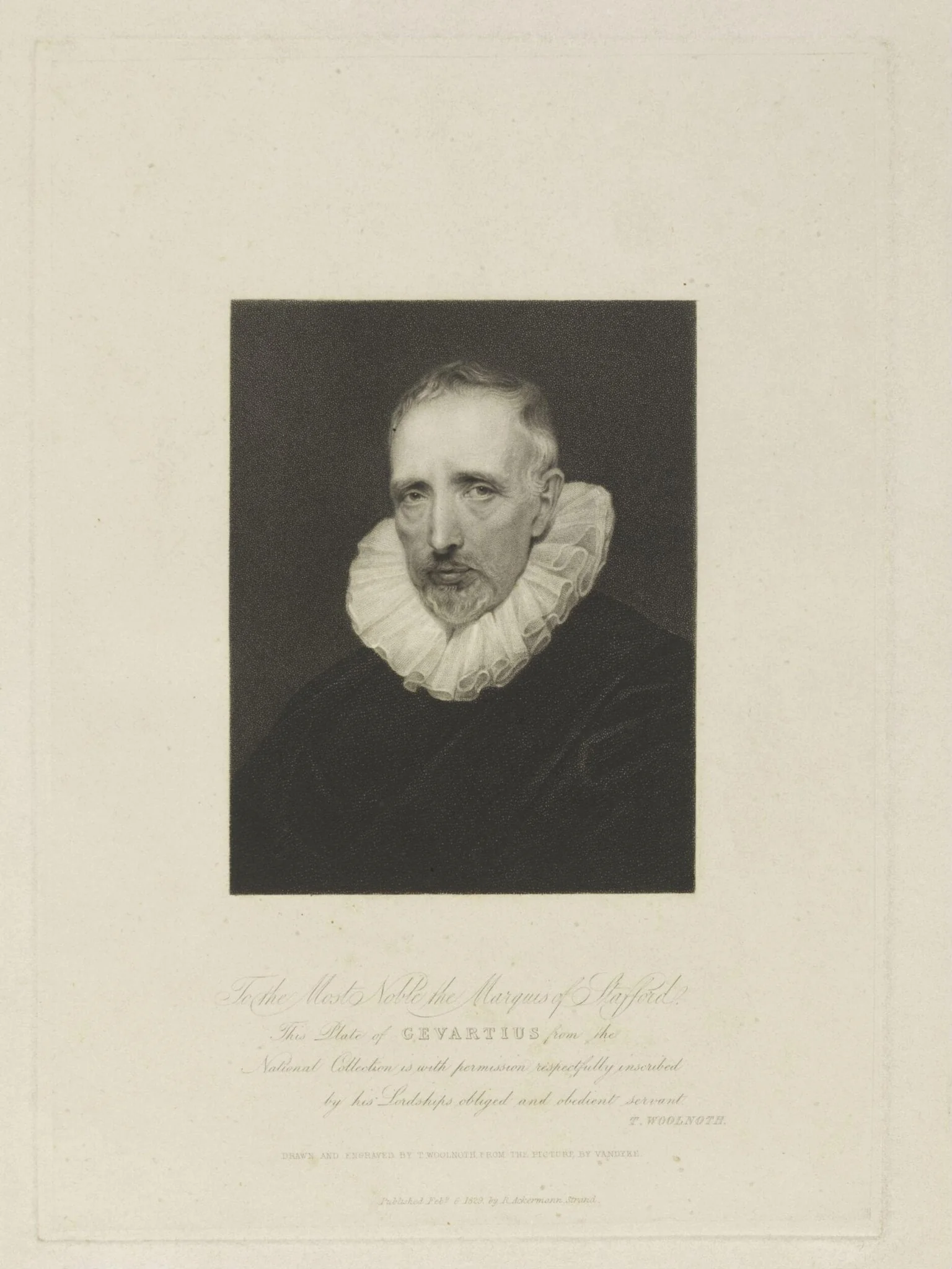 Gevartius, by Thomas A. Woolnoth, 1850