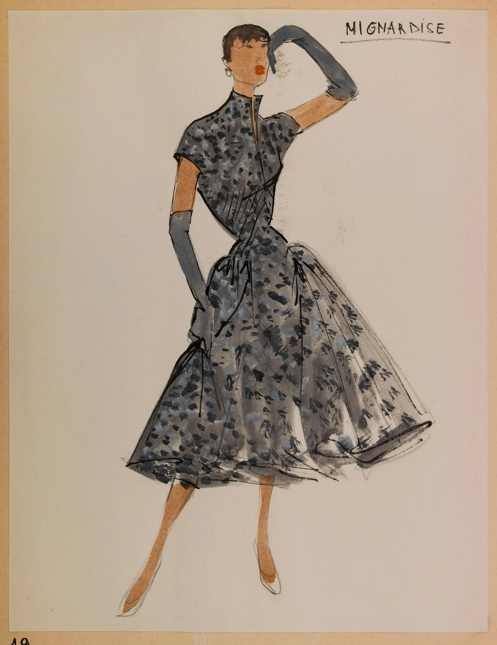 Mignardise, by Carven, 1953