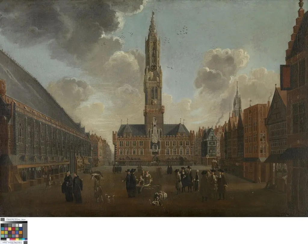 The Market Square in Bruges