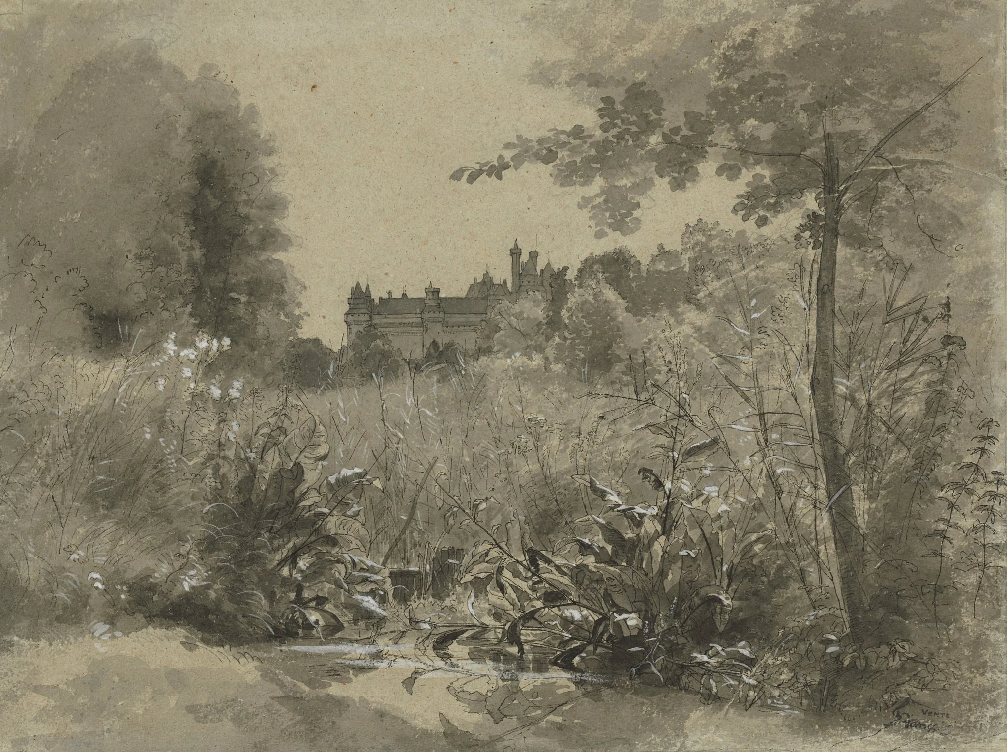 View of  the Château of Pierrefonds