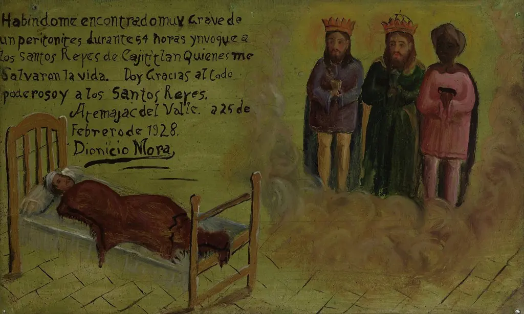 Votive offering dedicated to the Three Wisdom Kings