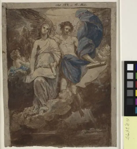 Study for a painting of The Angels Appearing to the Shepherds, 1774