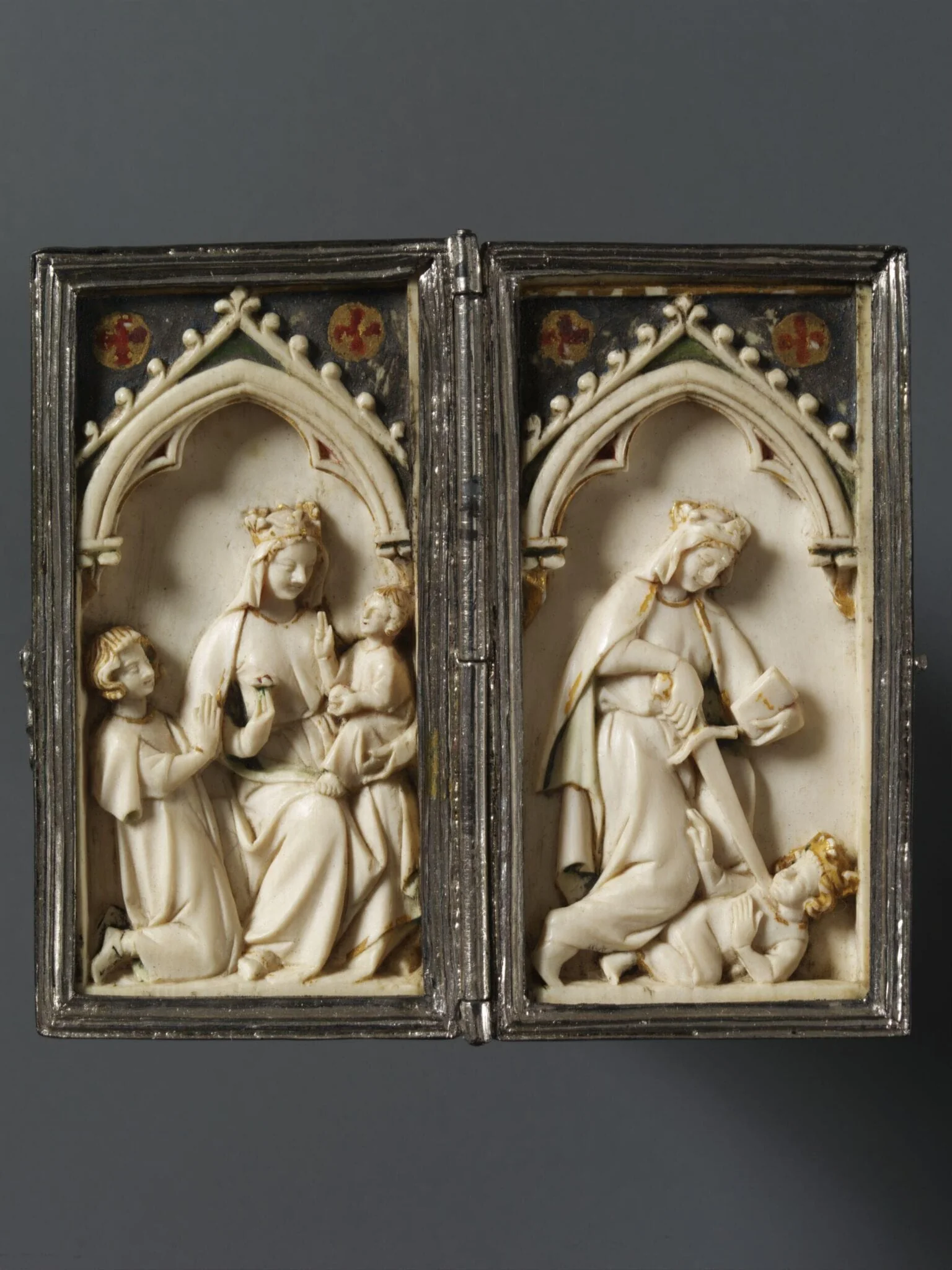 The Virgin and Child and St Catherine with the Emperor Maxentius