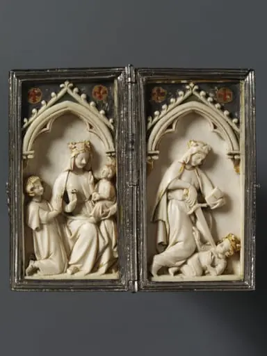 The Virgin and Child and St Catherine with the Emperor Maxentius
