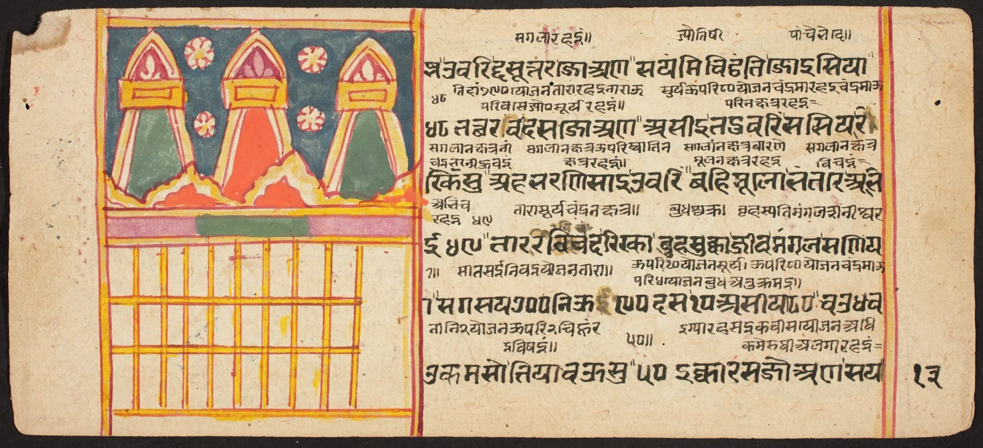 Tantric Manuscript "Sangrahani Sutra", by Unknown, unspecified