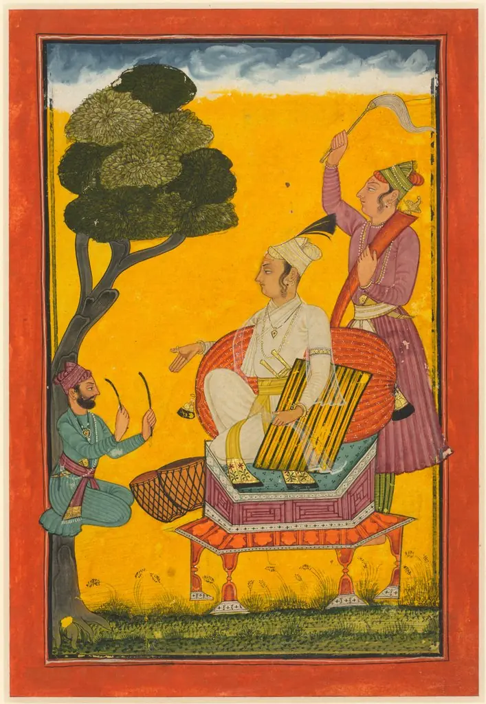 Vivaca Ragaputra, a Leaf from Ragamala Series