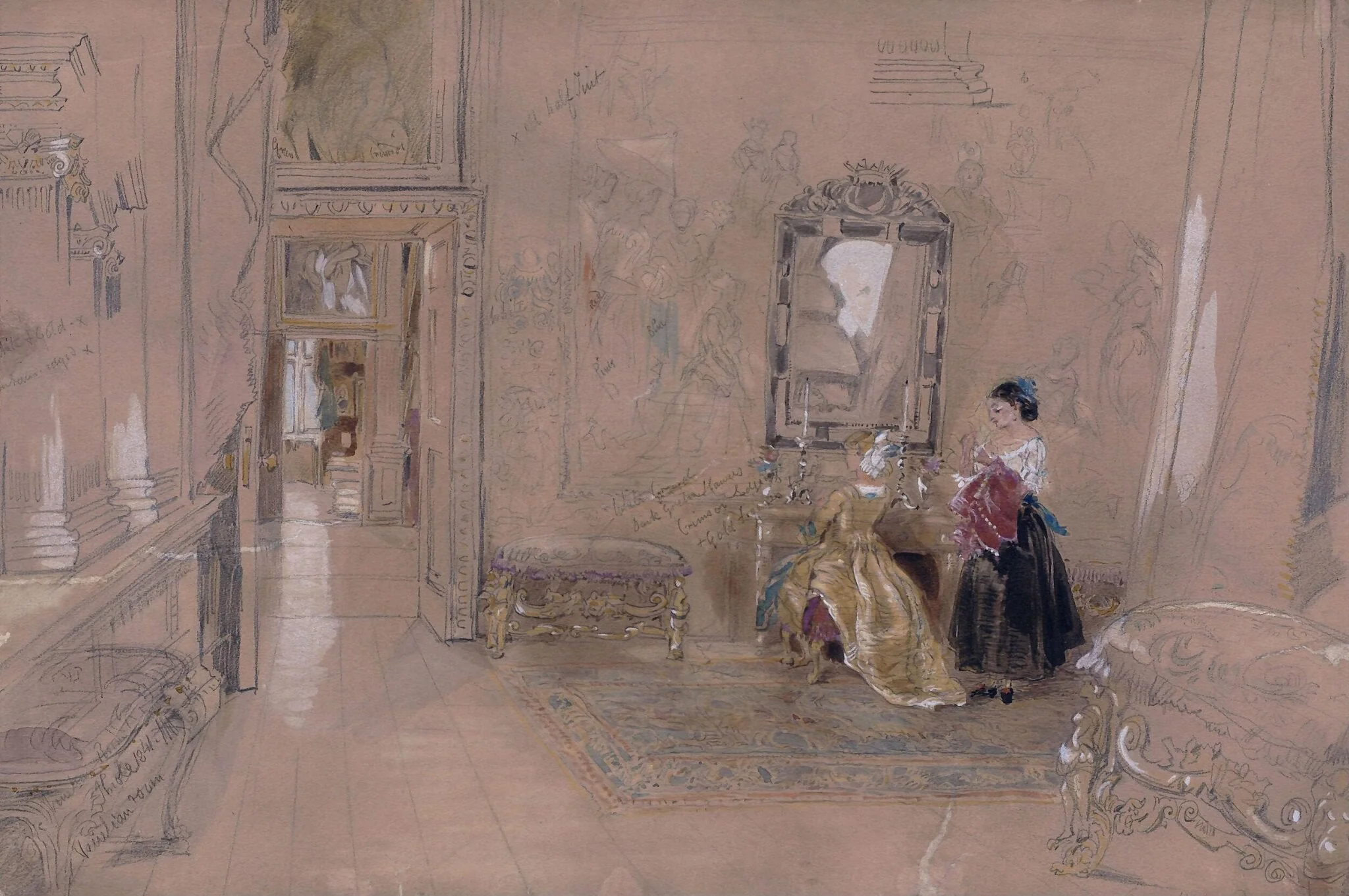 The Venetian Ambassador's Room at Knole, Kent