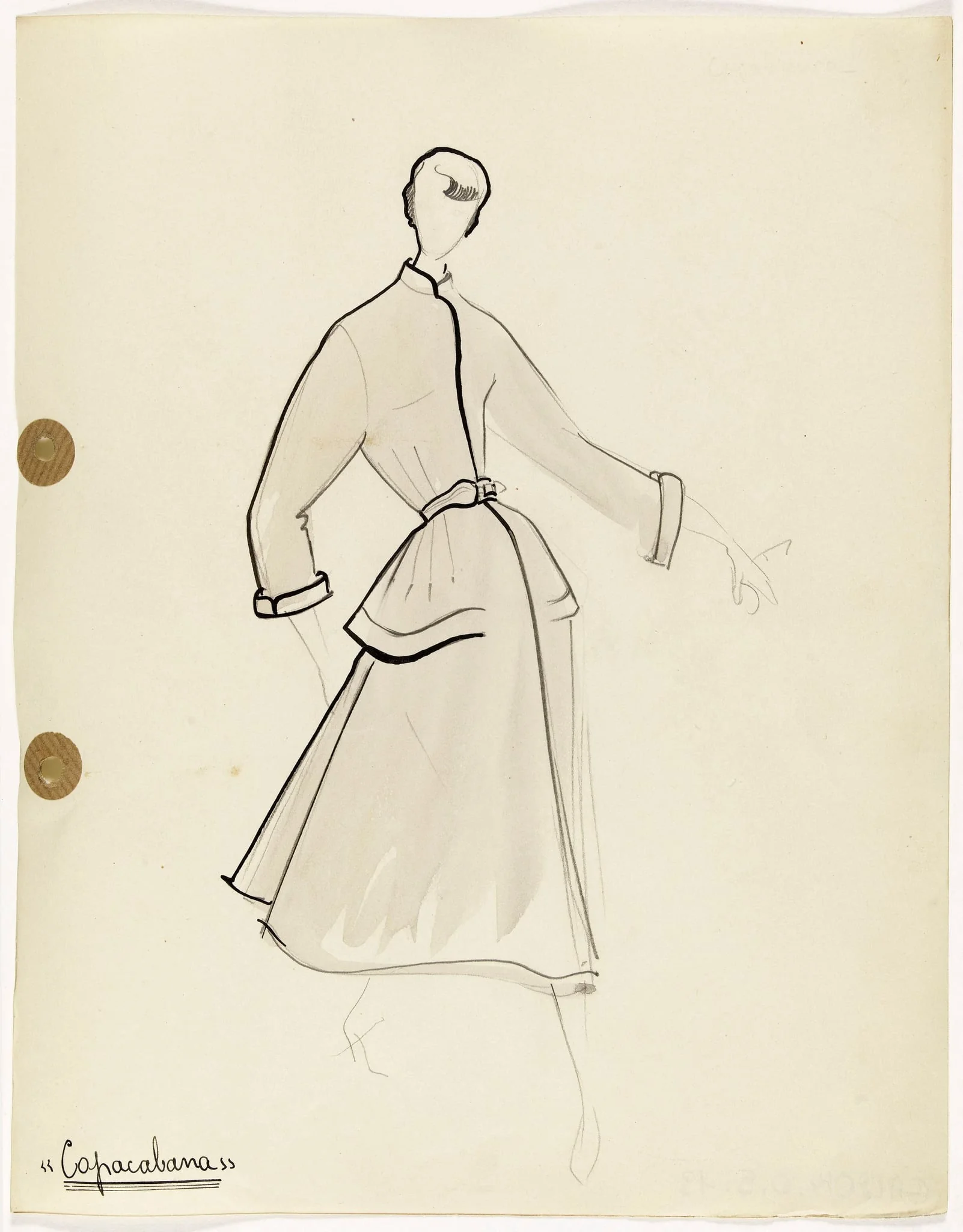 'Copacabana', by Carven, 1949
