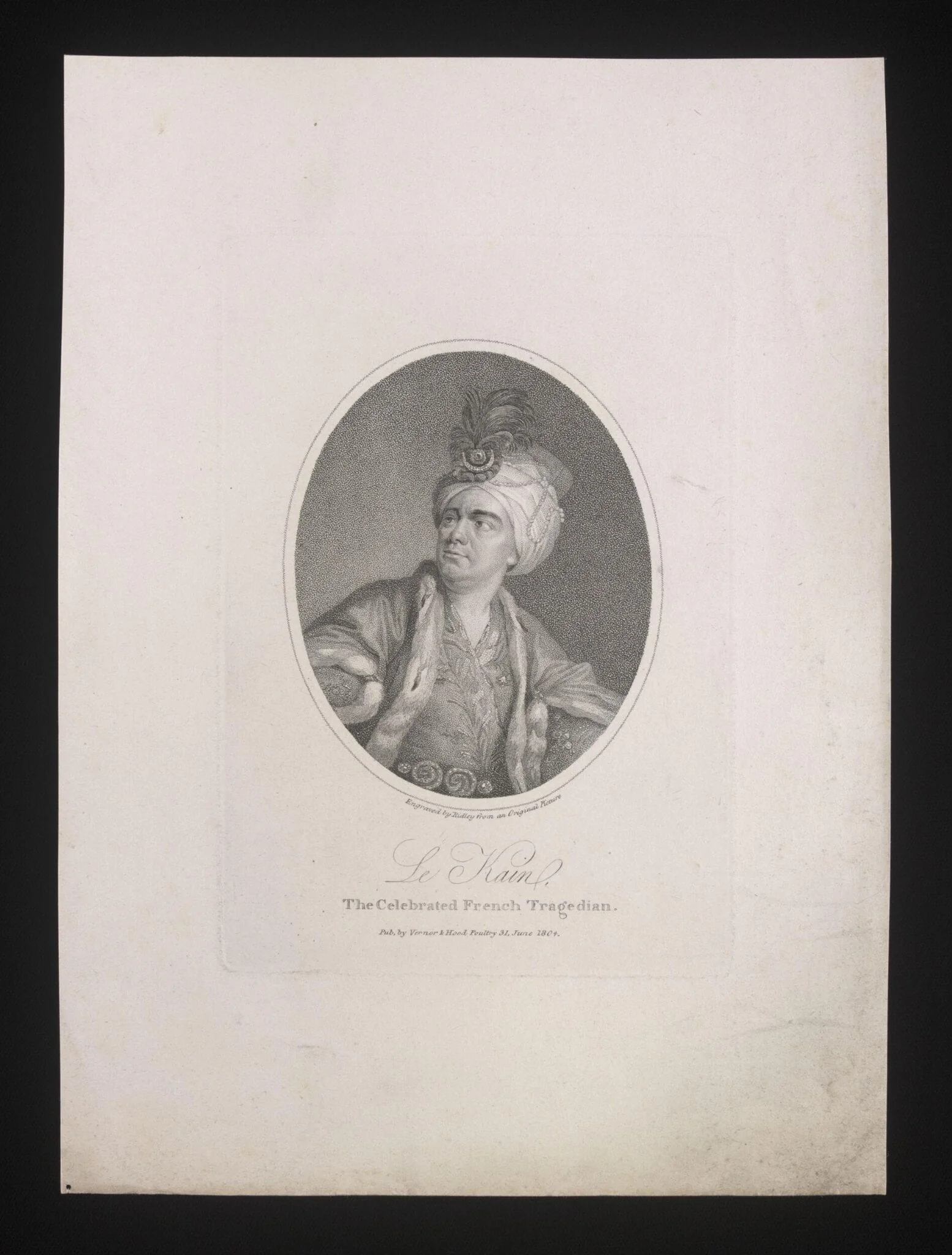 Le Kain/the celebrated French Tragedian, by Ridley, 31