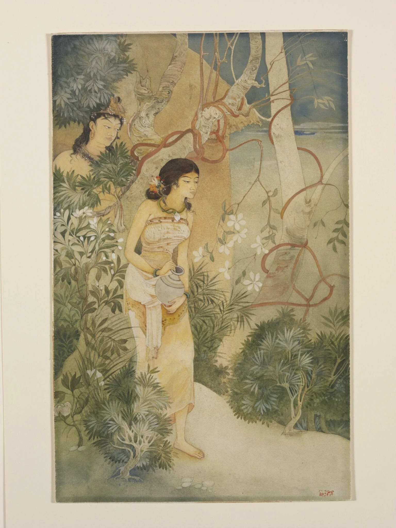 Sakuntala and King Dushyanta