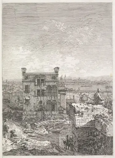 Views:  A House Surrounded by Six Columns