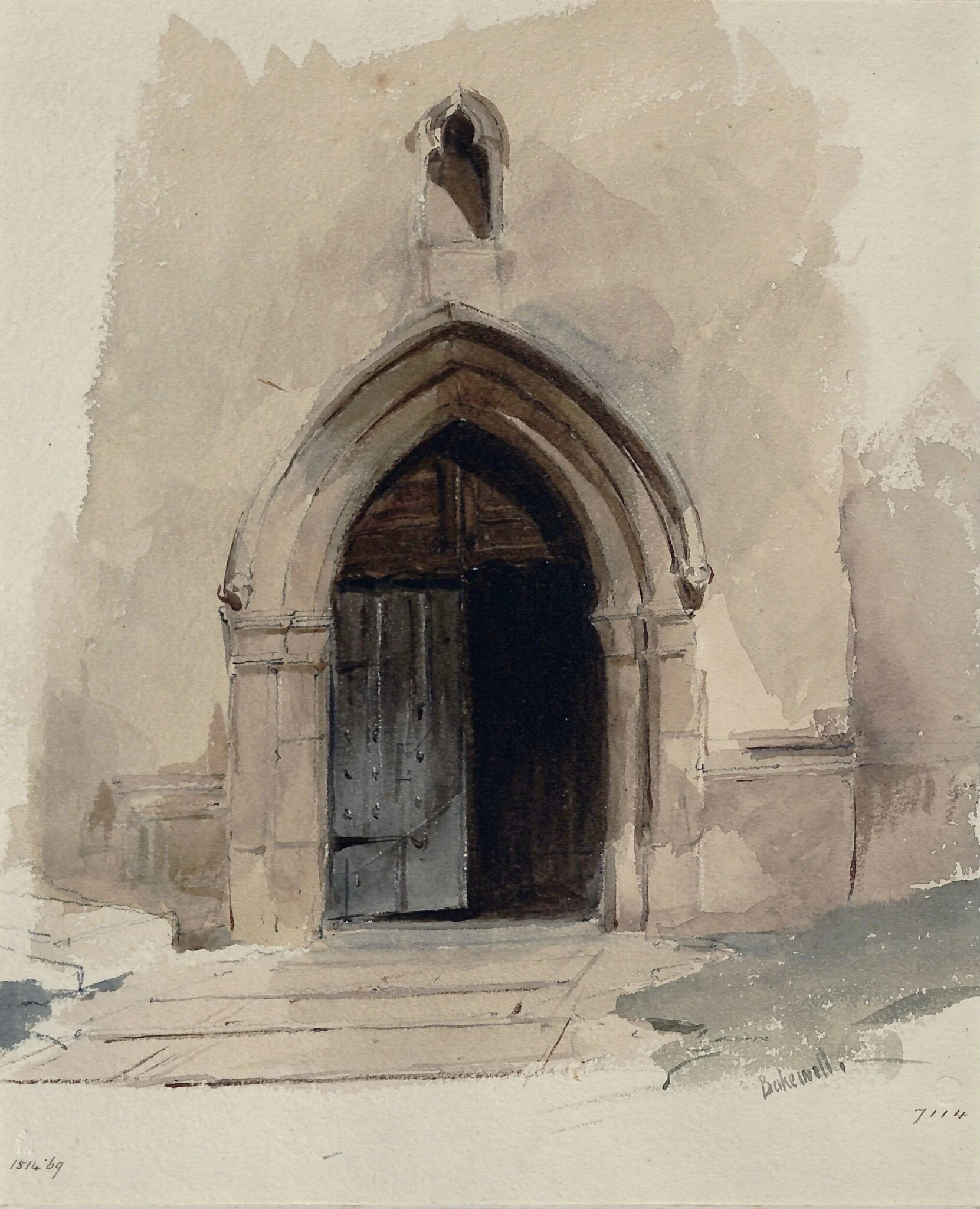 Church door, Bakewell