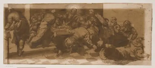 The Last Supper after the painting in San Polo, Venice