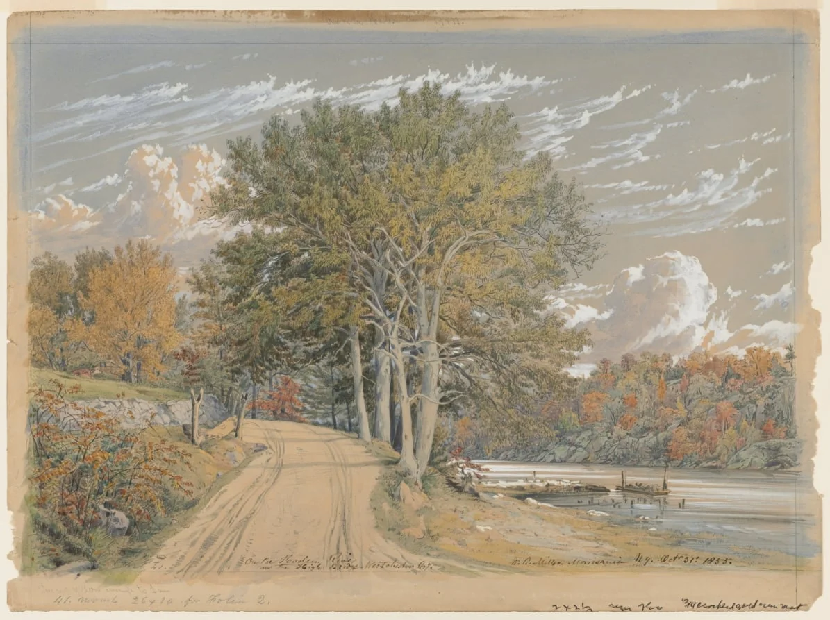 On the Harlem River, by William Rickarby Miller, 1855