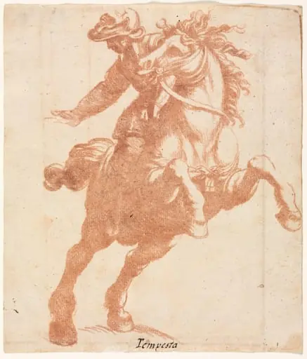Rearing Horse and Rider