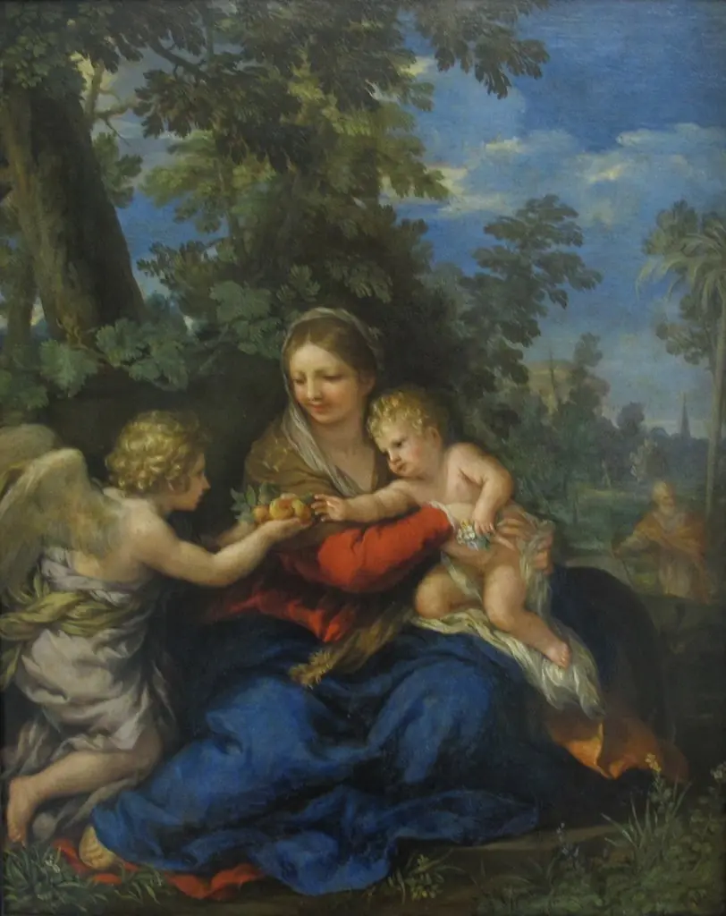 Holy Family Resting on the Flight to Egypt