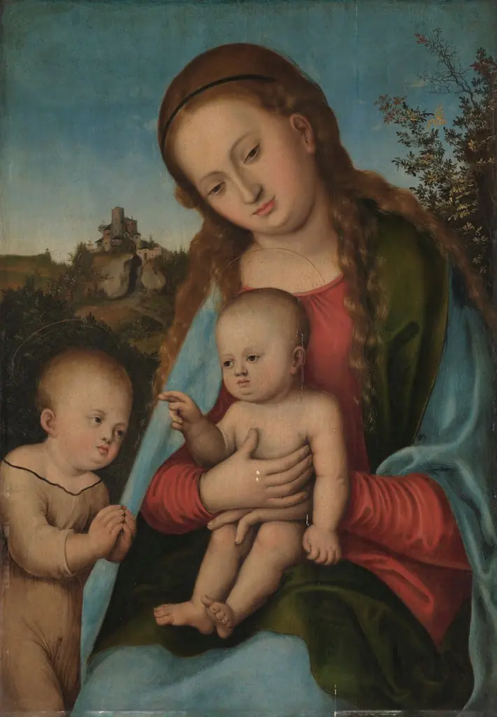 The Virgin and Child and St. John the Baptist as a boy