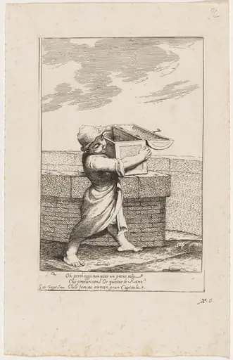 Bertoldino Enraged by the Croaking Frogs