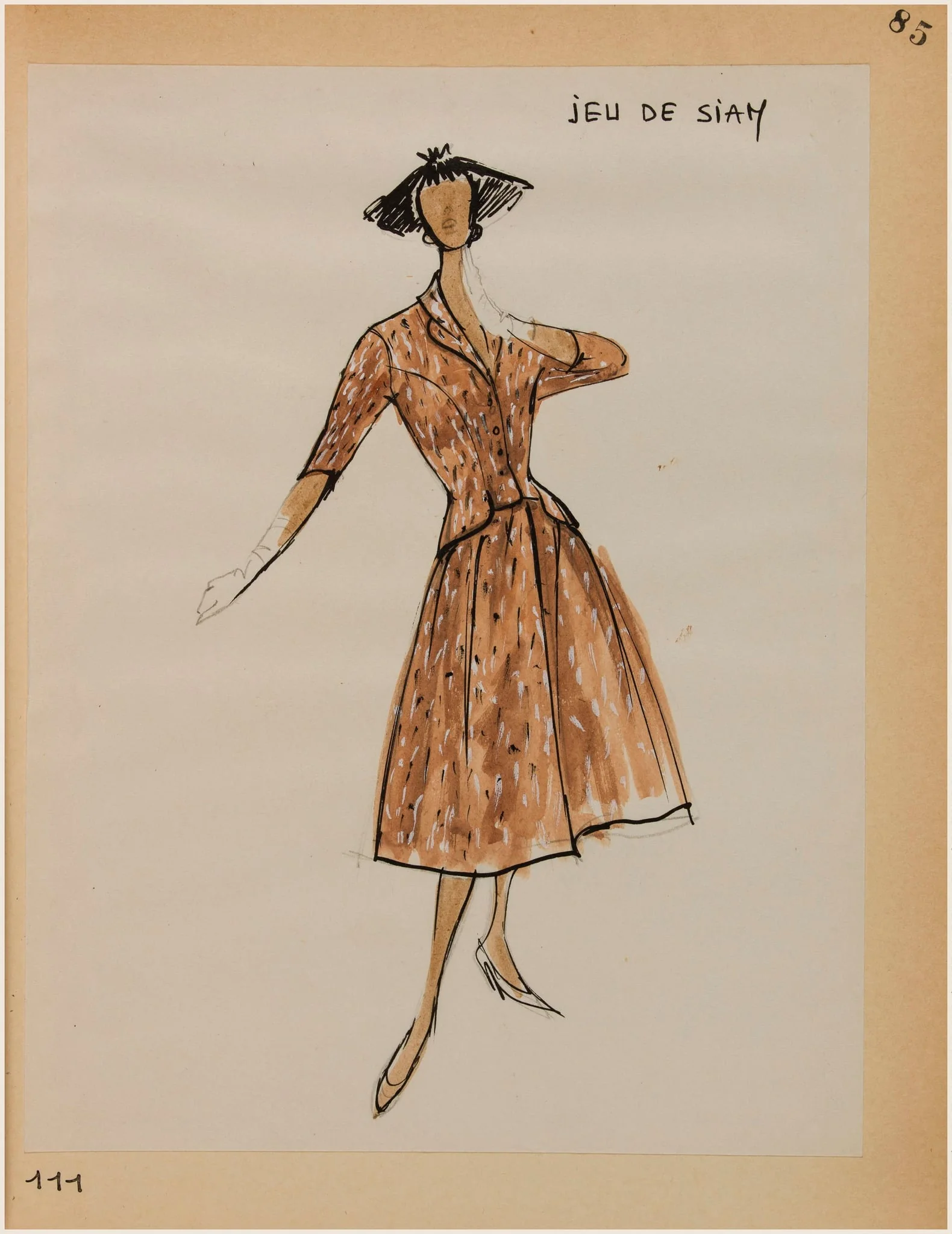 Jeu de Siam, by Carven, 1956