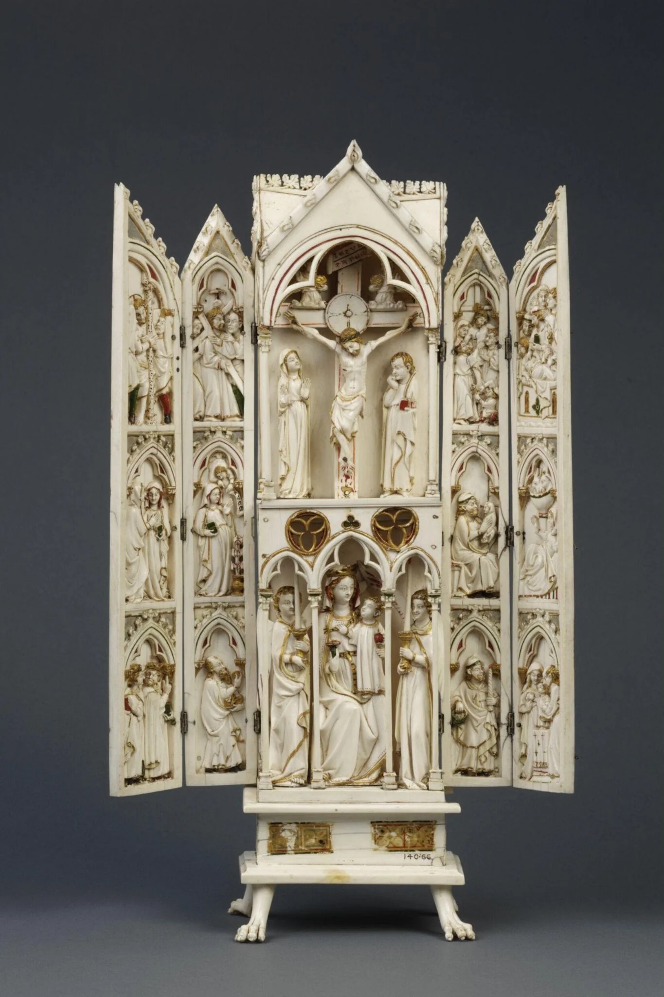 Virgin and Child, the Crucifixion and Scenes from the Life of Christ