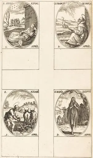 St. Hugo; St. Francis of Paula; St. Mary of Egypt; St. Richard
