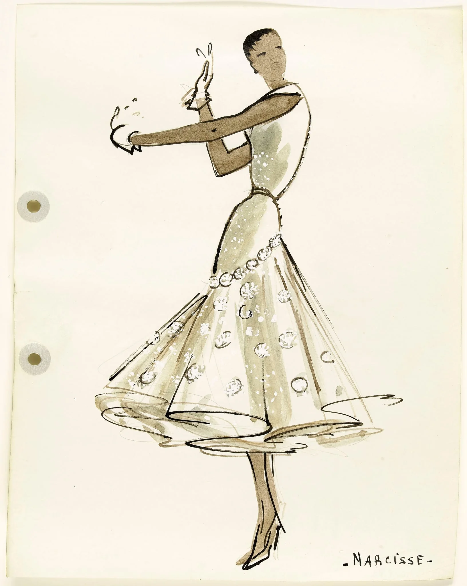 'Narcisse', by Marie-Louise Carven, 1951