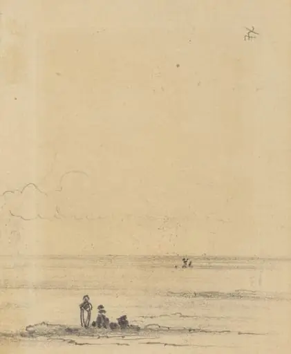 Figures on a Shore [verso]