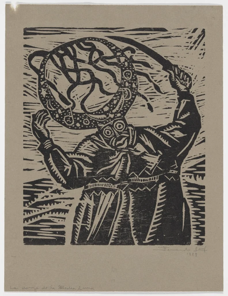 Untitled, by Fernando Leal, ink, 1923