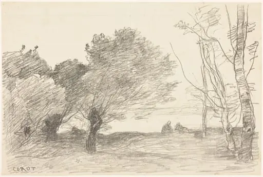 Willows and White Poplars (Saules et peupliers blancs)