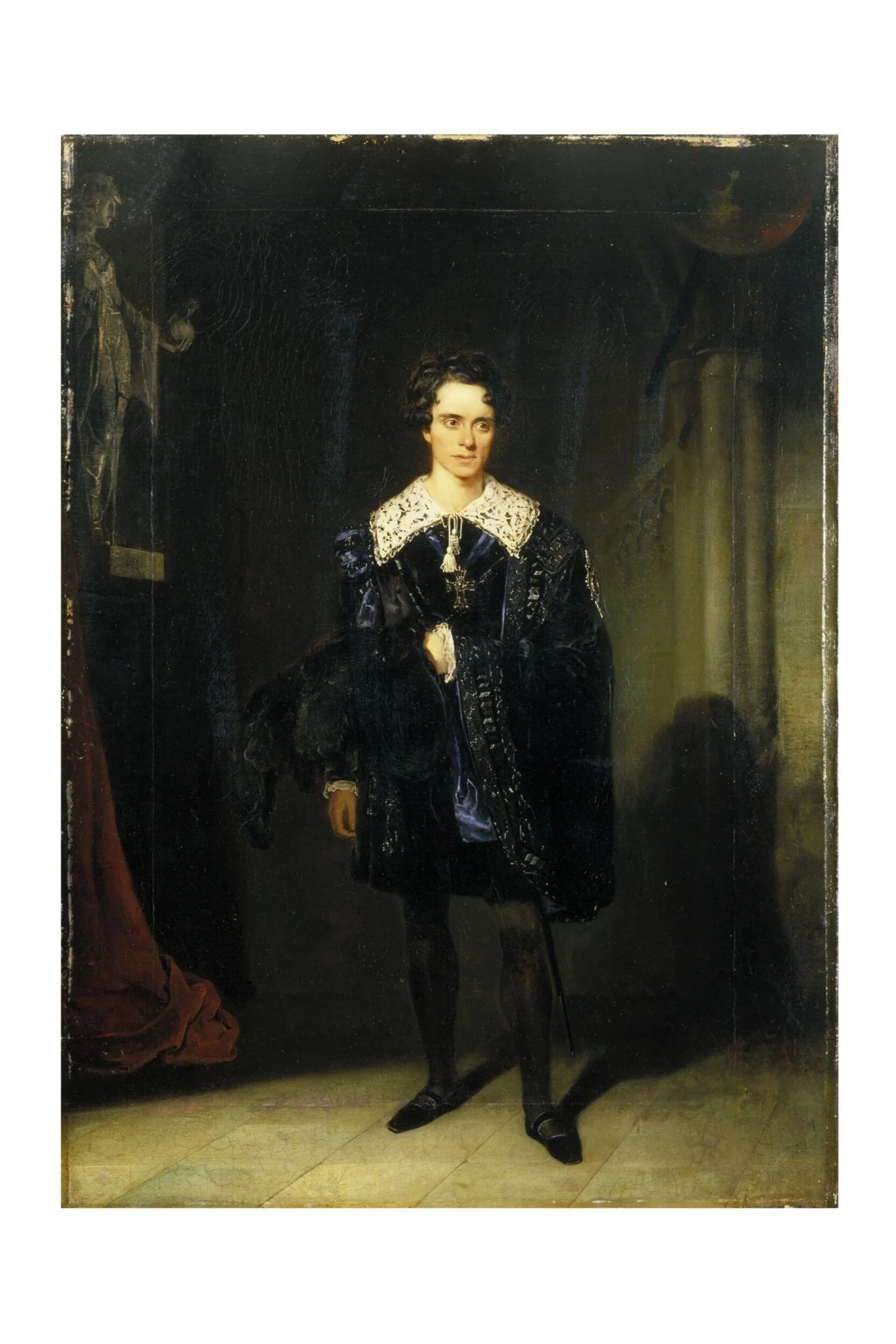 Charles Kean as Hamlet in <i>Hamlet</i> by William Shakespeare