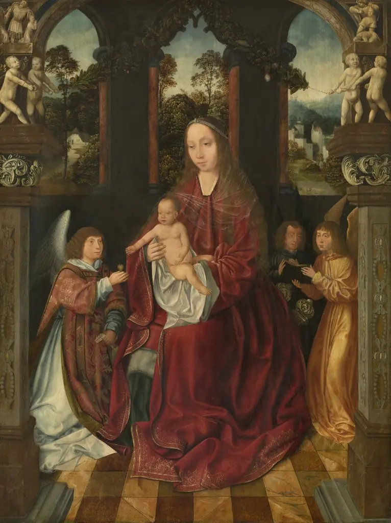 Madonna with Angels