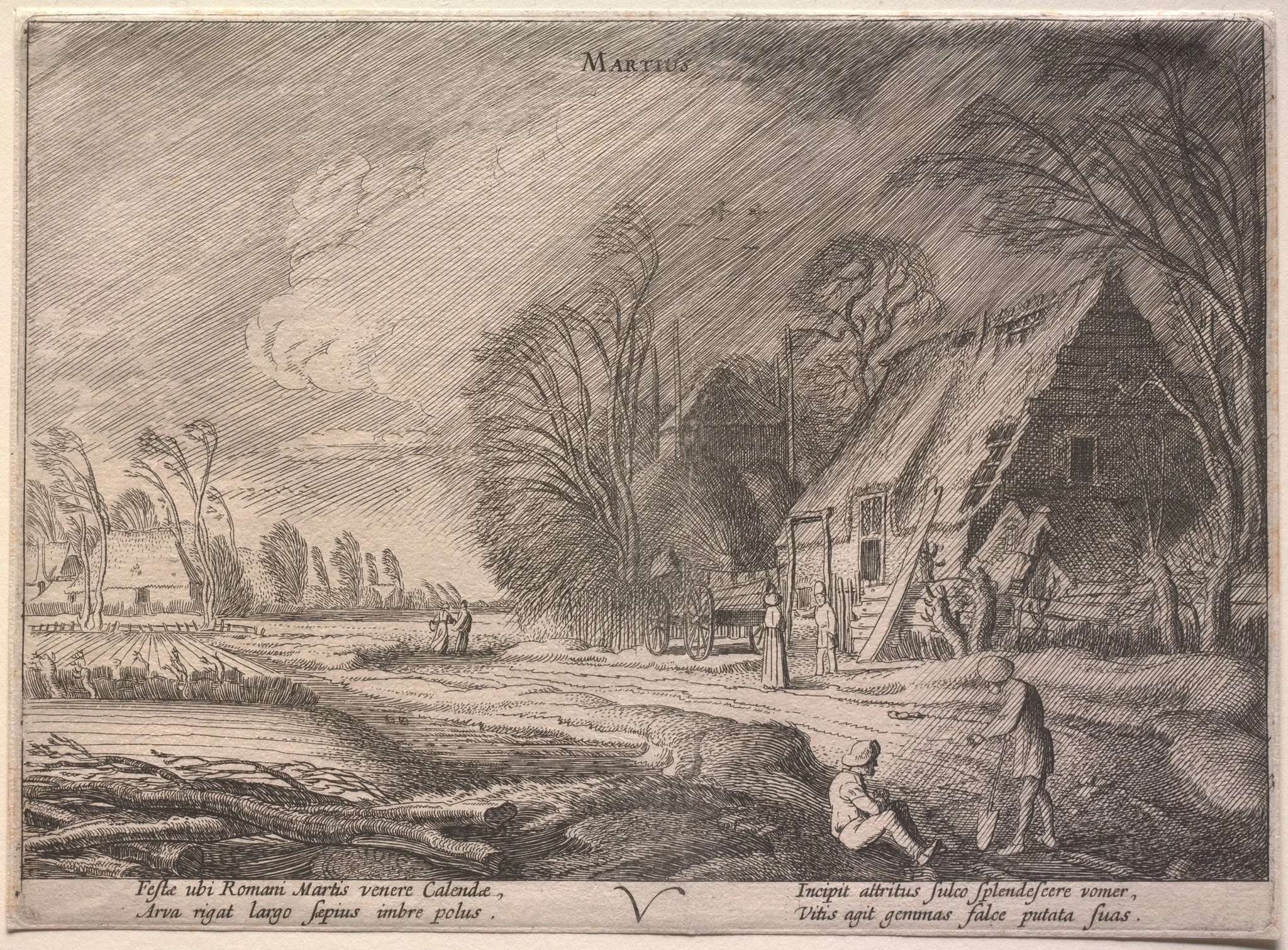 The Twelve Months: March, by Jan van de Velde, 1613