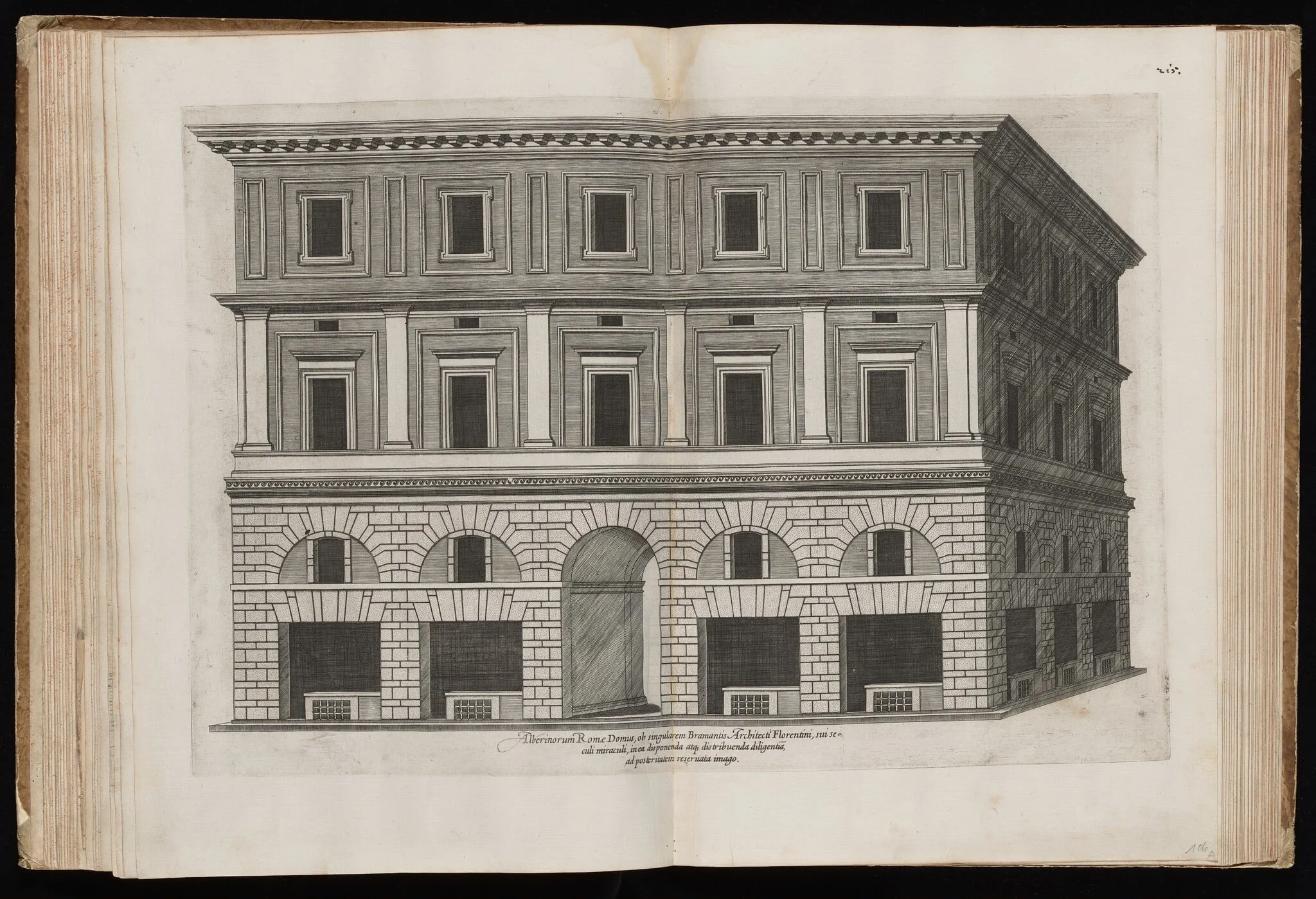 Palazzo Alberini, by Italian 16th Century, ink, 1550