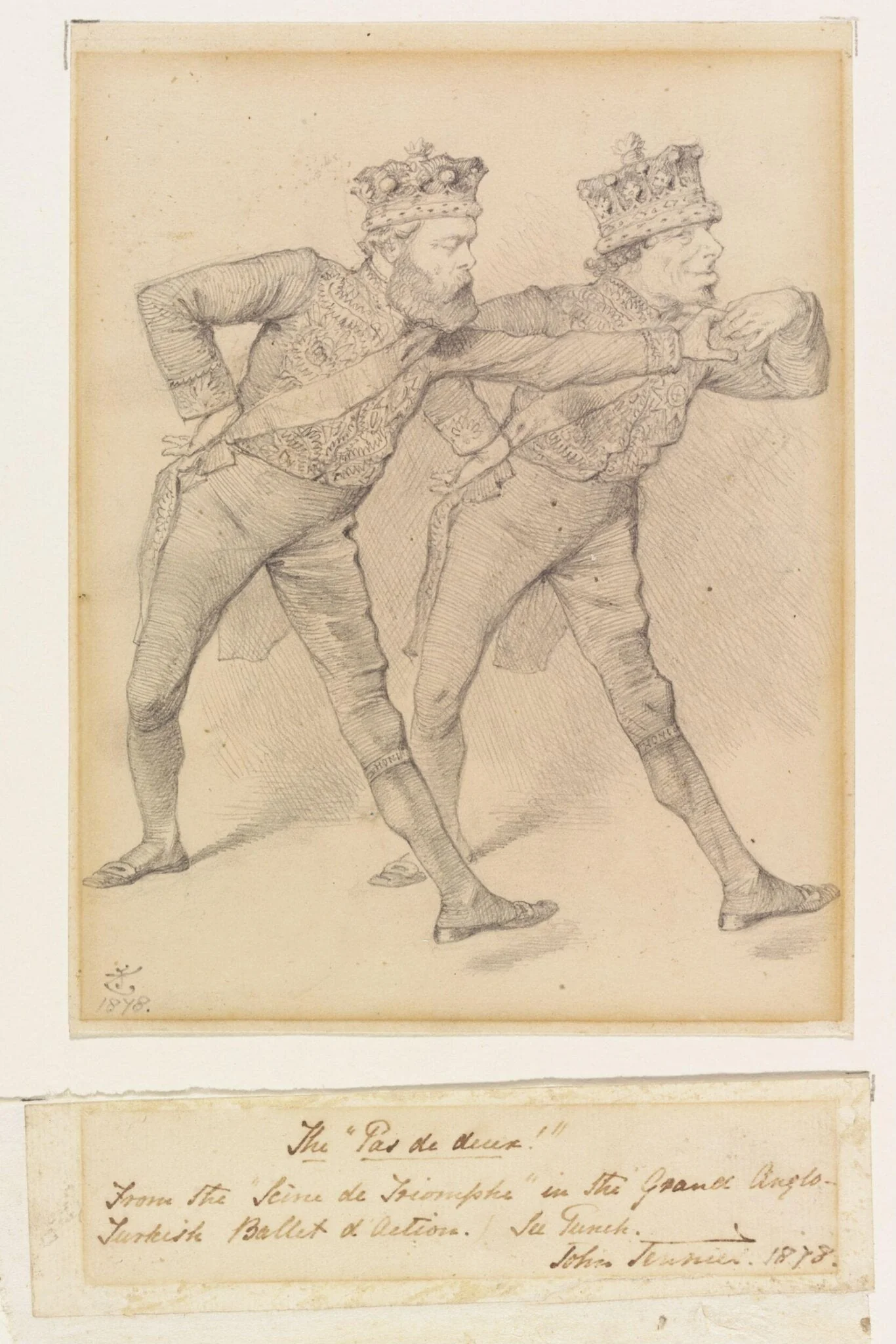 The Pas De Deux!, by John Tenniel, 1878