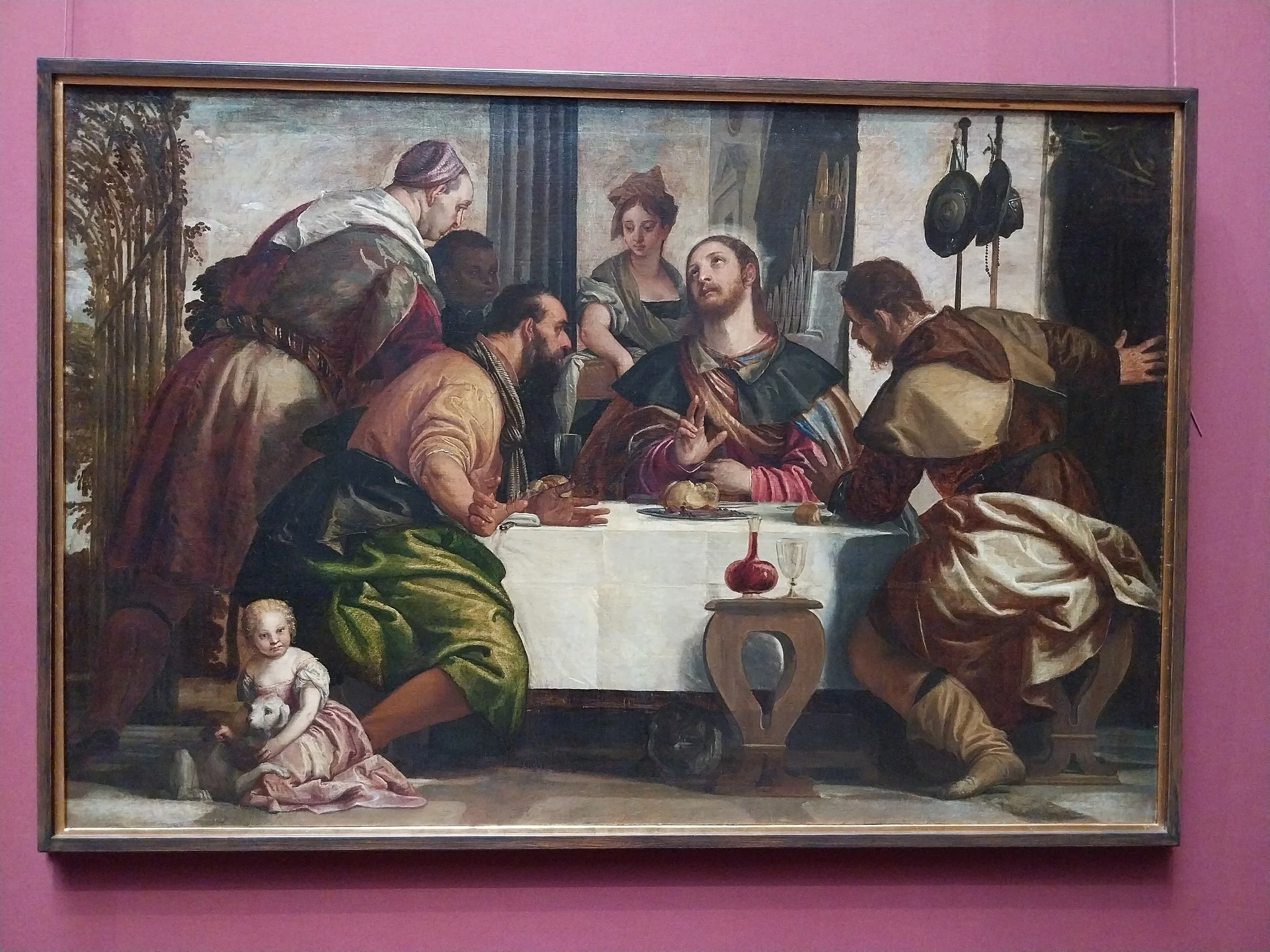Christus mit den Jüngern in Emmaus, by Paolo Veronese, oil, 1560