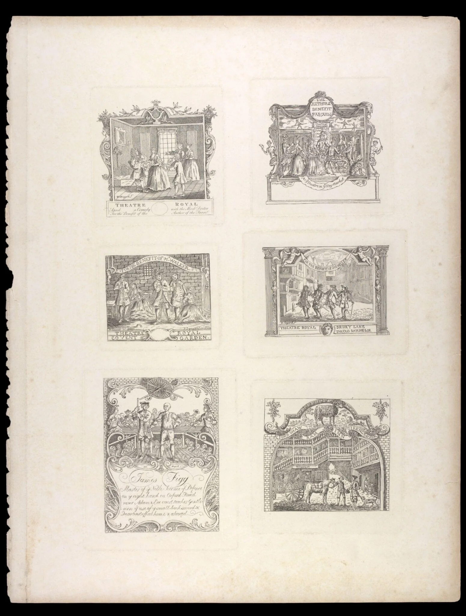 H Beard Print Collection, by William Hogarth, 1750