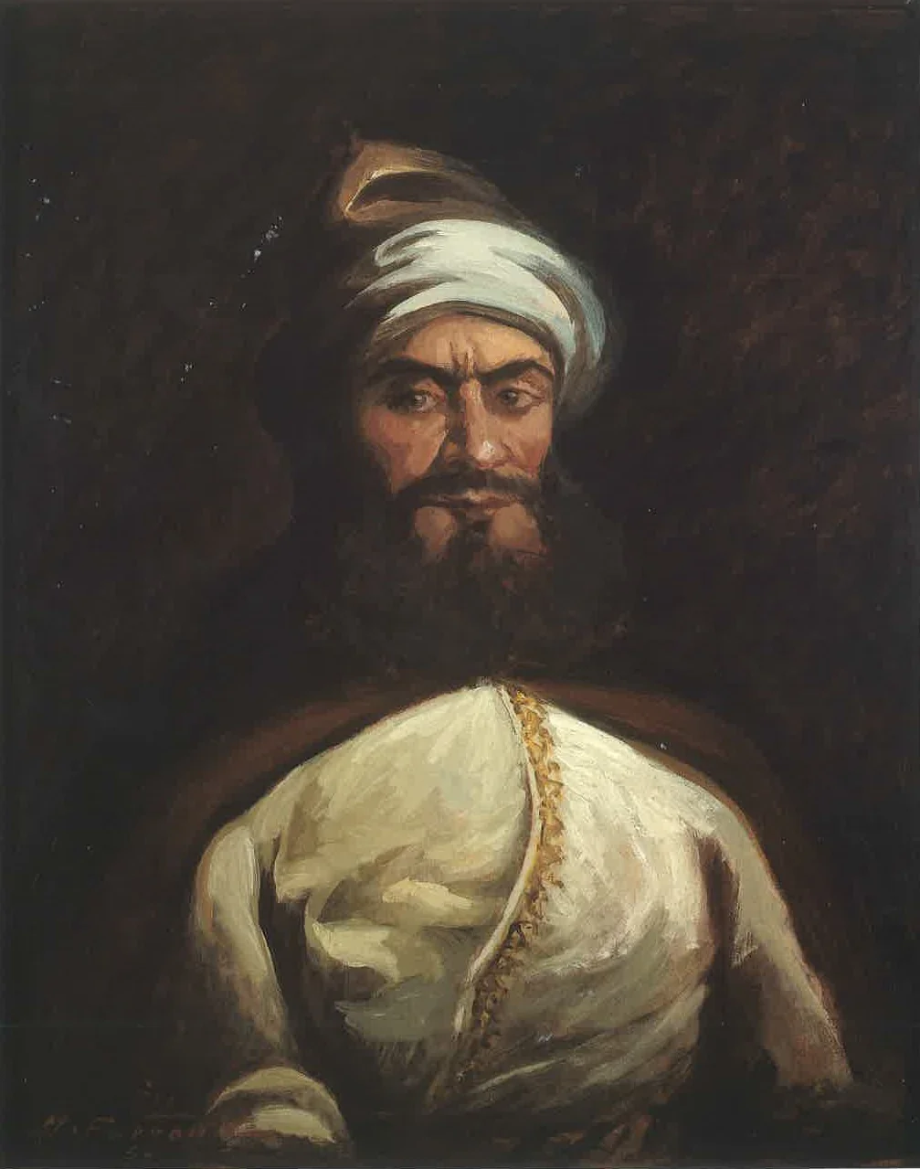 Emir Fakhr Al-Din, by Moustafa Farroukh, oil, 1939