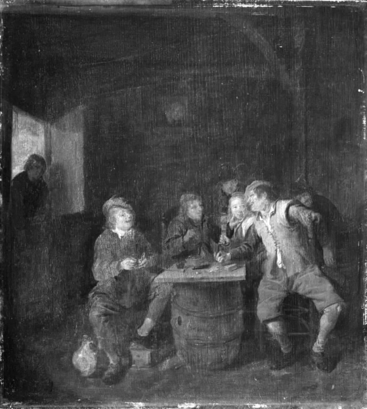 Peasants at an Inn, by Unknown, 1646